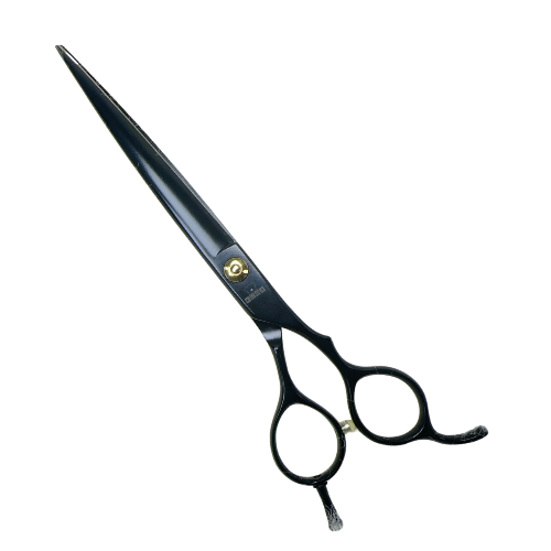 ギザ刃ハサミ ギザ刃シザー ギザ刃 ストレイト 7インチ KUMAシザー KUMAハサミ KUMA