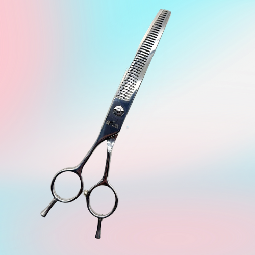 左利きシザー レフティ カーブ ブレンダーシザー 7インチ40目 すぎ率45%‐55%