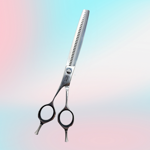 左利きシザー 7インチ38目 すき率75%-80% カーブ ブレンダーシザー レフティ