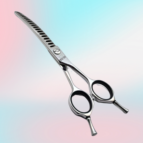 6.5インチ 18目  すき率75%-85% カーブブランディングシザ・セニング  金