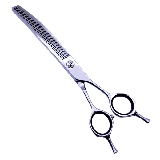 すき率85%-90%カーブセニングシザー 7インチ23目