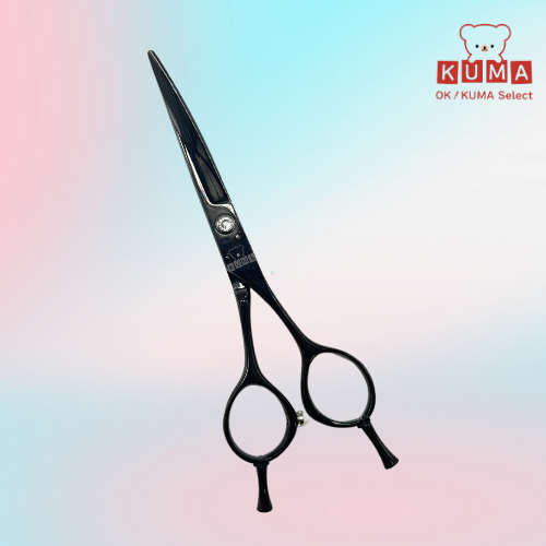 KUMA ギザ刃 6インチ カーブシザー・ 黒