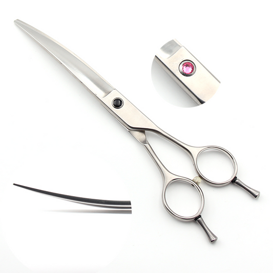 KUMA 7インチ カーブシザー 銀