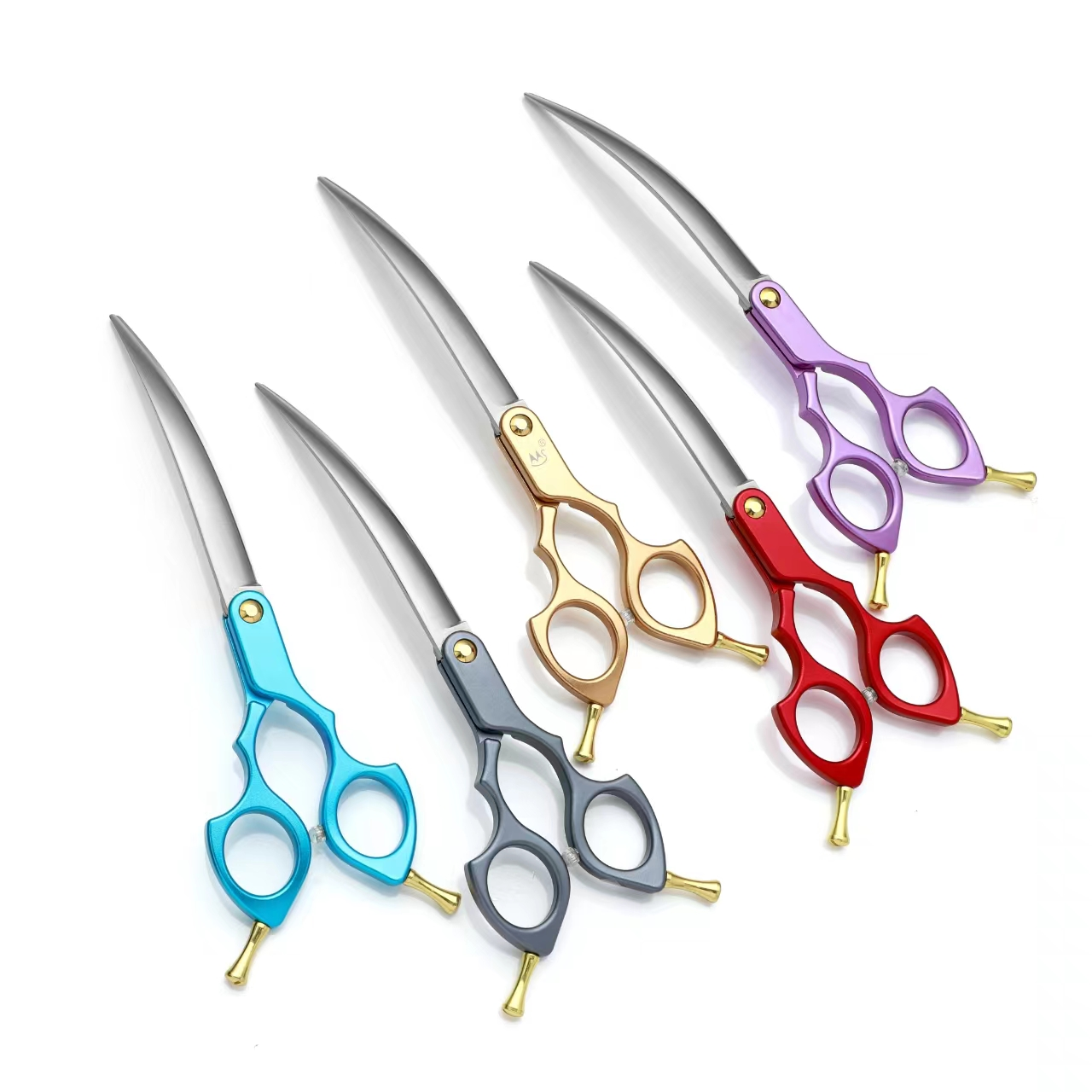 6.5インチ カーブシザー からリ深いカープ 7色あり 軽いハンドル