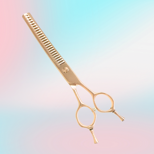 7インチ 25目  すき率75%-80% カーブブランディングシザ・セニング 金