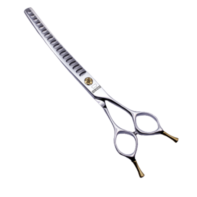 KUMA カーブ ブレンディングシザー 7インチ ［すき率80〜85%］