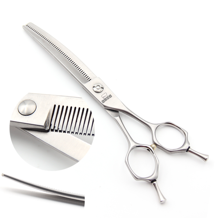 KUMA カーブ セニングシザー 6.5インチ［すき率20〜25%］