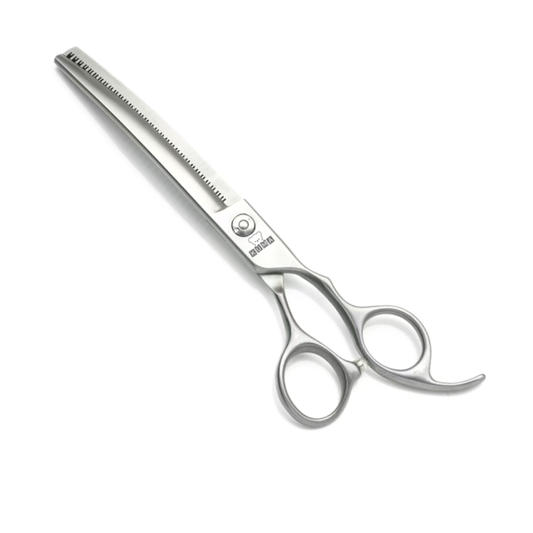 KUMA カーブ セニングシザー 7インチ ［すき率60〜90%］  ［逆刃］